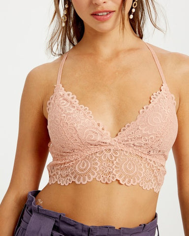 Amor - Blush Lace Bralette