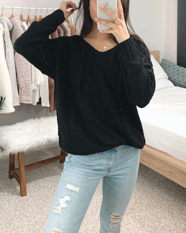 Soft Black Hoodie