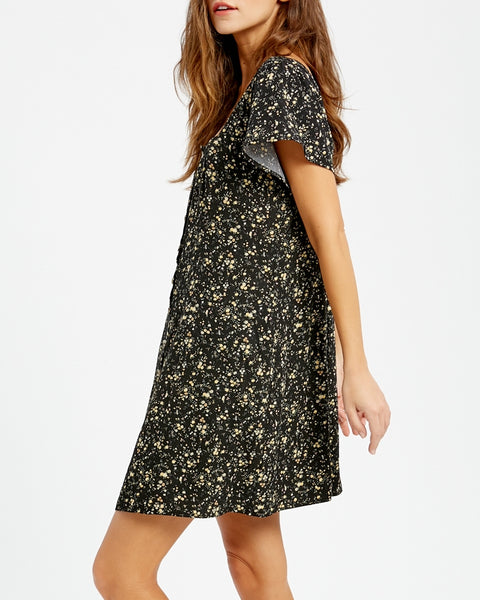 Black Floral Dress